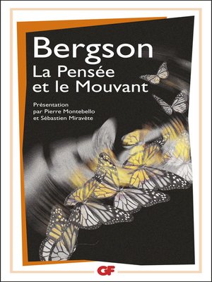 cover image of La Pensée et le Mouvant